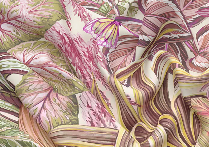 Canopy, Blood Orange - Motorised Roman Blind - Image 4